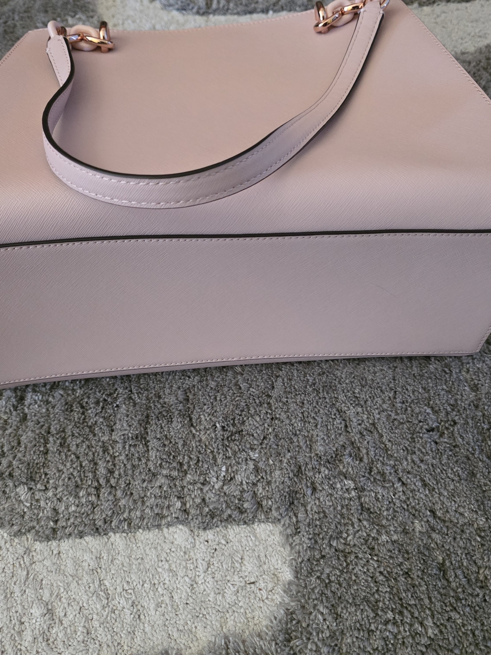 Michael Kors Blush Pink Saffiano Leather Tote - Picture 2 of 7